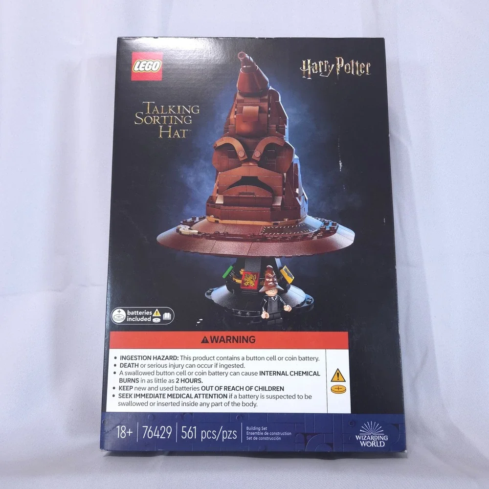 LEGO Harry Potter 76429 Talking Sorting Hat with Voice Effect with Box & manual
